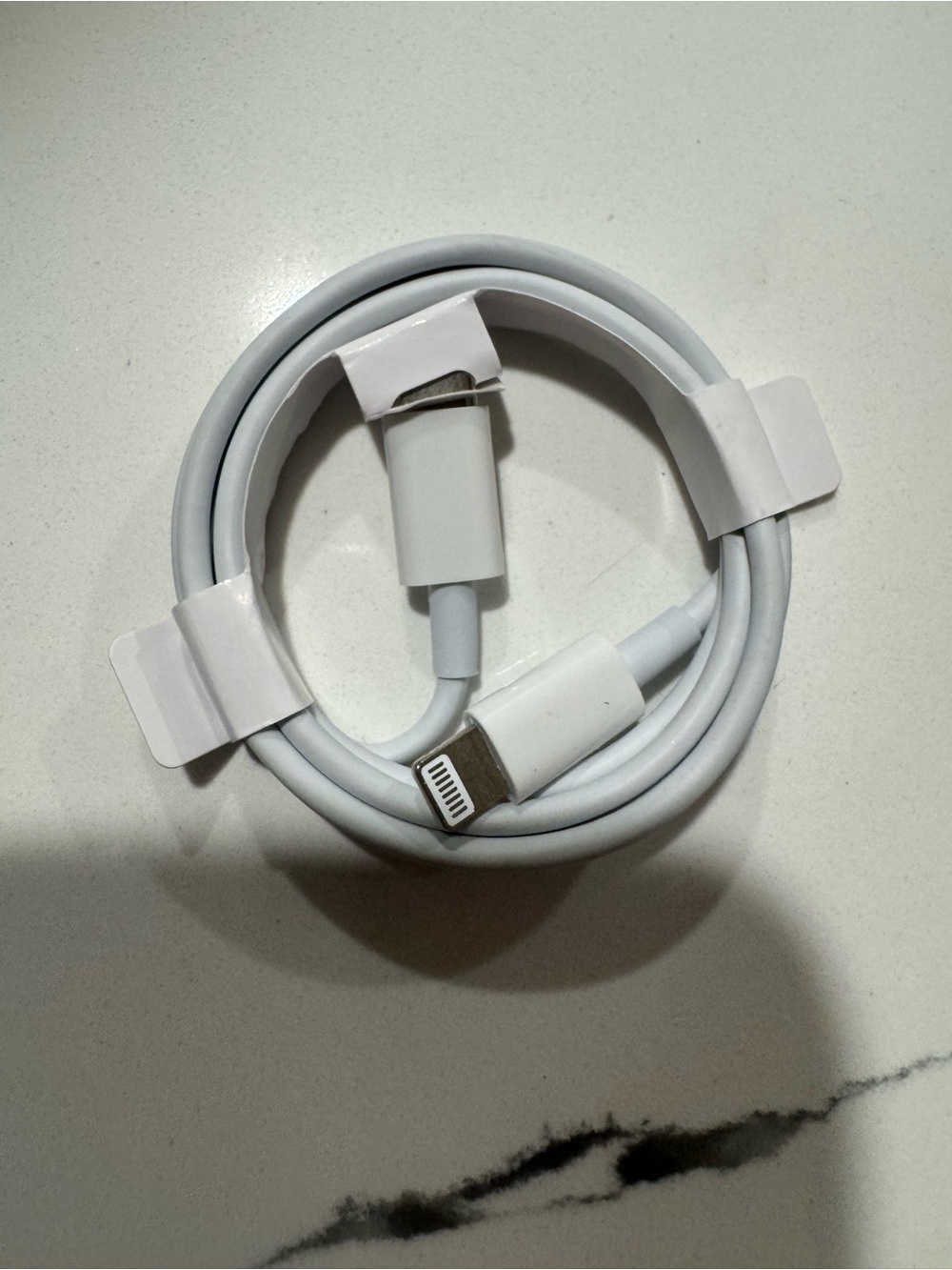 White Lightning to USB fast Charging Cable